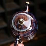 Golden   Peacock   Teapot - Image 4