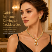Luxury Vintage Cubic Zirconia Necklace Earrings Set 4 Colors Wedding Evening Jewelry - Image 4