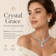Royal Multicolor Gem Cubic Zirconia Jewelry Set Luxury Gala Wedding Accessory - Image 4