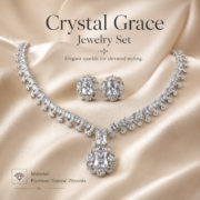 Royal Multicolor Gem Cubic Zirconia Jewelry Set Luxury Gala Wedding Accessory - Image 2